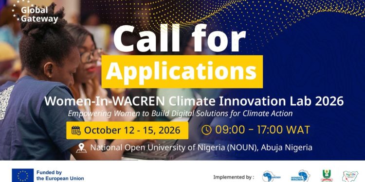 NgREN Calls for Participation in Women-in-WACREN Climate Innovation Lab 2026
